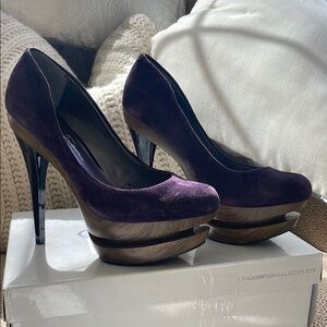 Jessica Simpson Purple Platform Heels